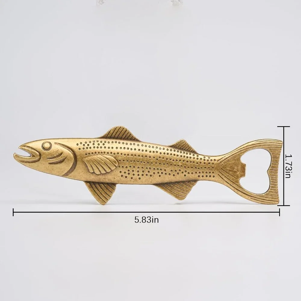 Fish Bottle Opener Vintage Look Perfect Size Great‎ Gift Idea